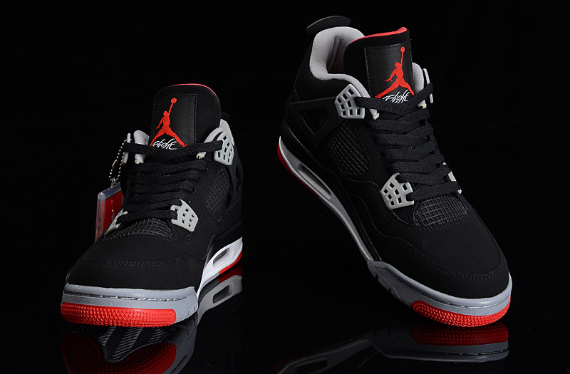 air jordan retro 4 rouge et noir air jordan retro 4 rouge et noir